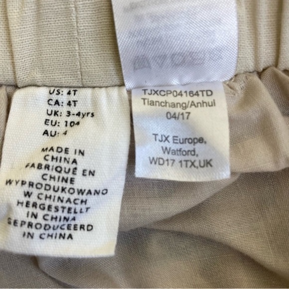 TJ MAXX Toddler Girls Embroidered Floral Dress Skirt Mini Cream Blue Pink Sz 4T - Picture 9 of 11